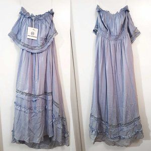 [Pink Diamond][New] Blue Dress-S, Blue